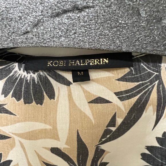 🌻HP🌻 Kobi Halperin Floral Blouse with Stunning Elegant Sleeves - Size M - Picture 5 of 6